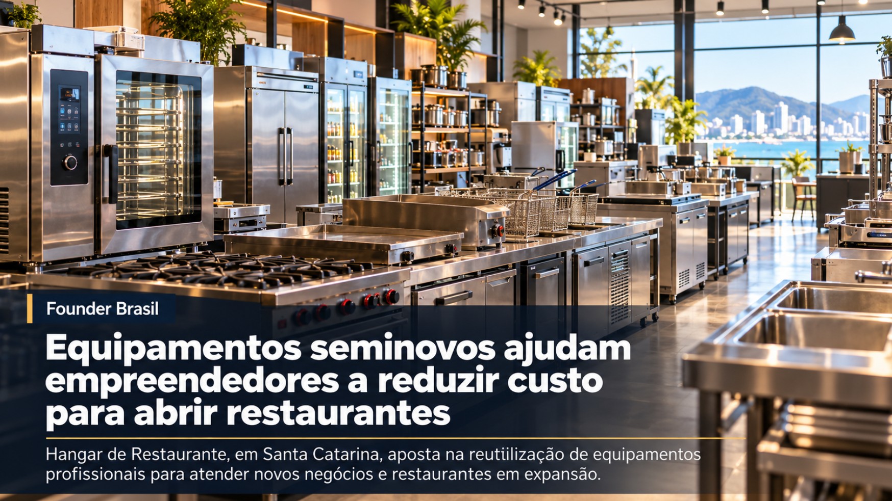 Mercado de equipamentos gastronômicos seminovos cresce como alternativa para abertura de restaurantes