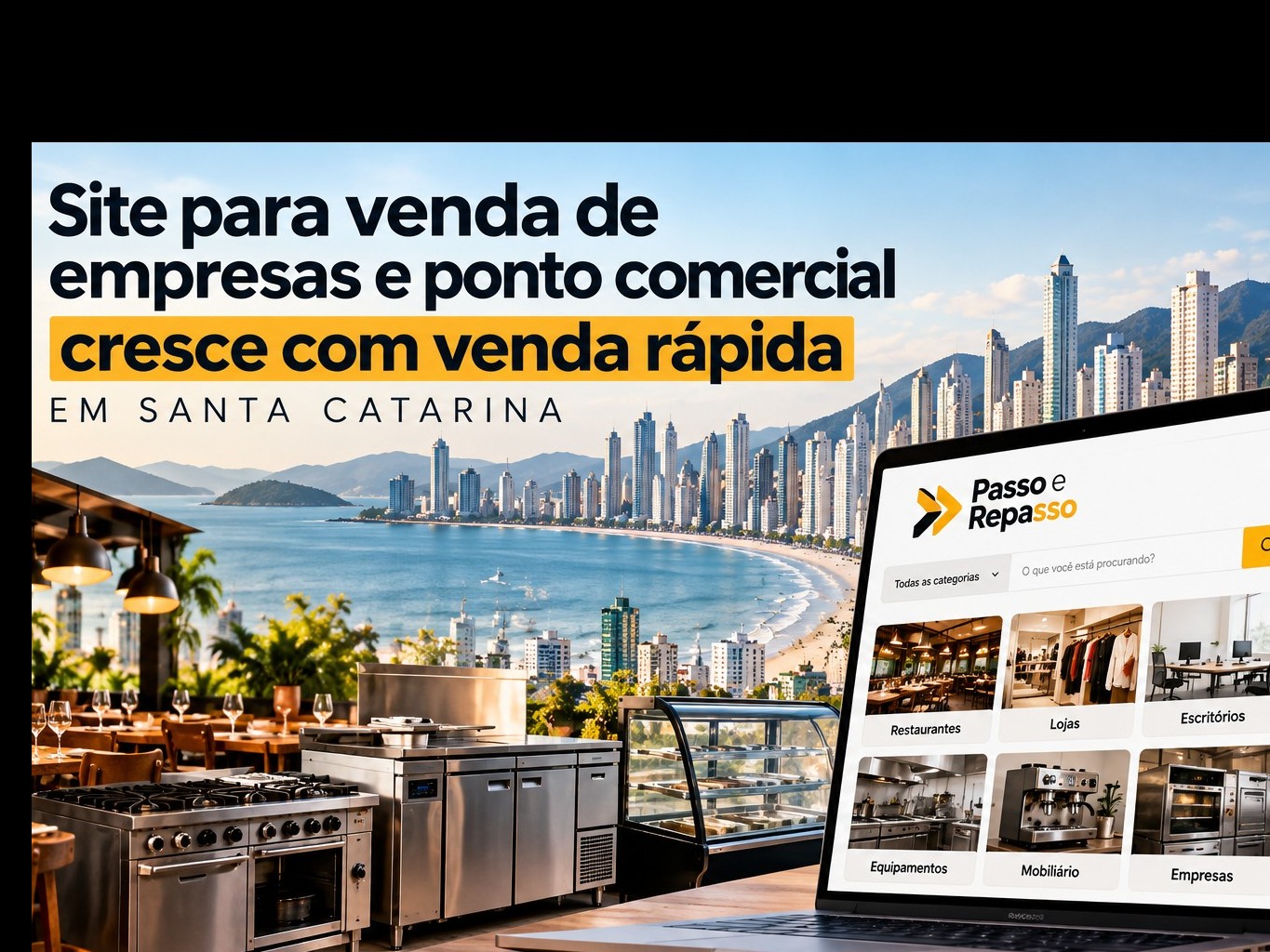 Mercado de repasse de empresas e pontos comerciais ganha canal especializado em SC